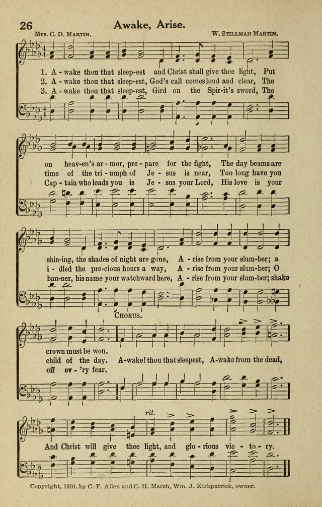 The Tabernacle Hymns page 26