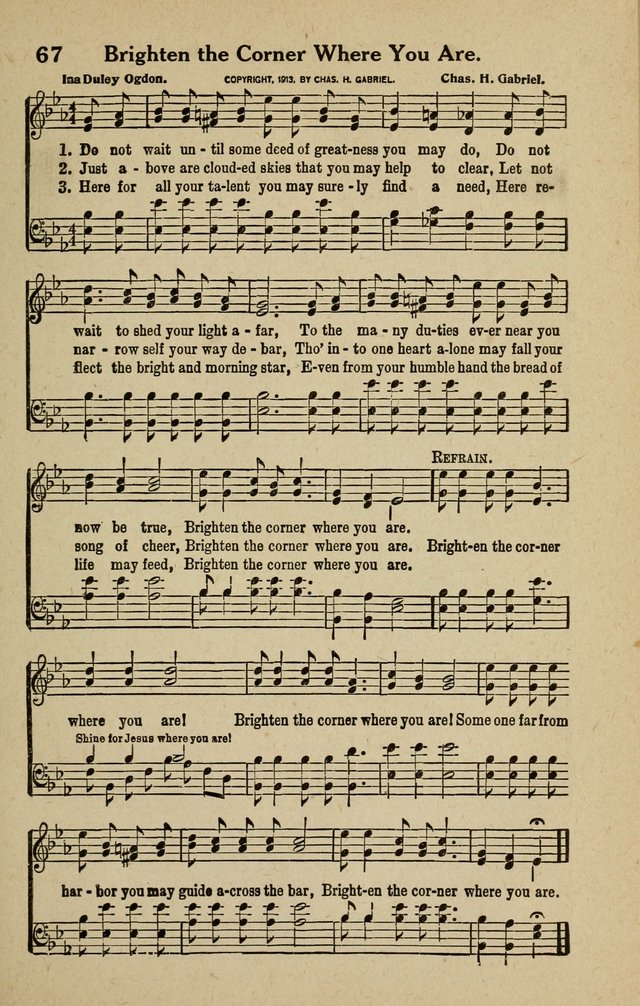 The Tabernacle Hymns page 67