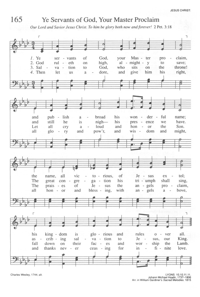 Trinity Hymnal (Rev. ed.) page 172