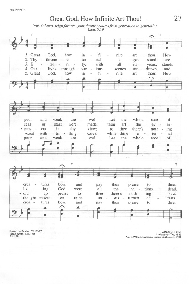 Trinity Hymnal (Rev. ed.) page 27