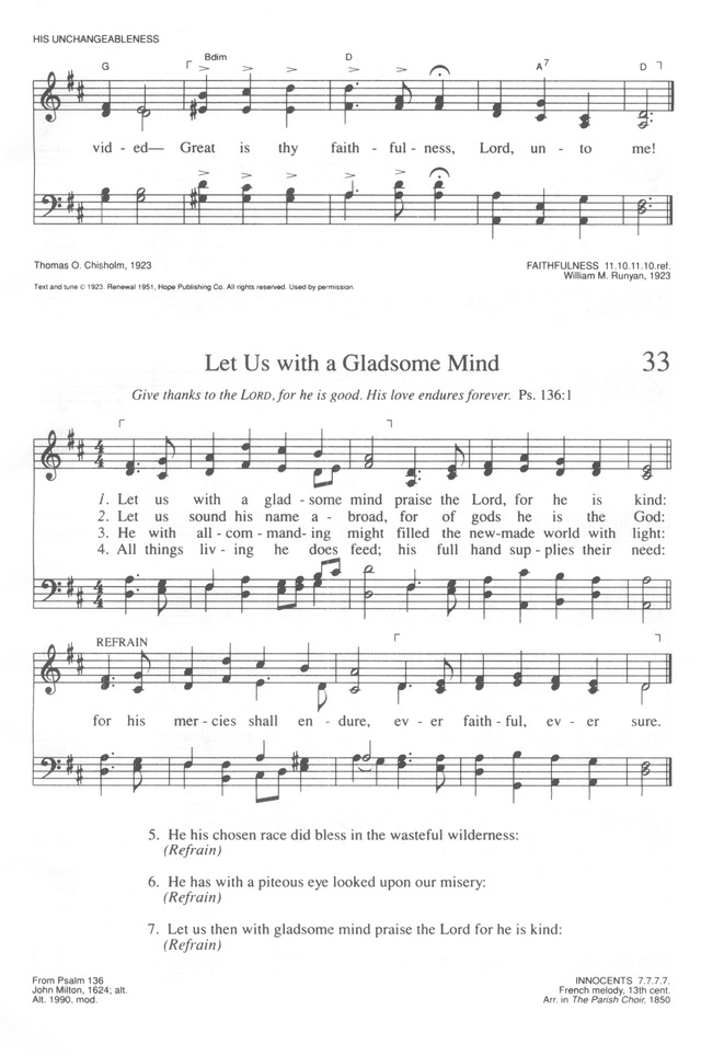 Trinity Hymnal (Rev. ed.) page 33