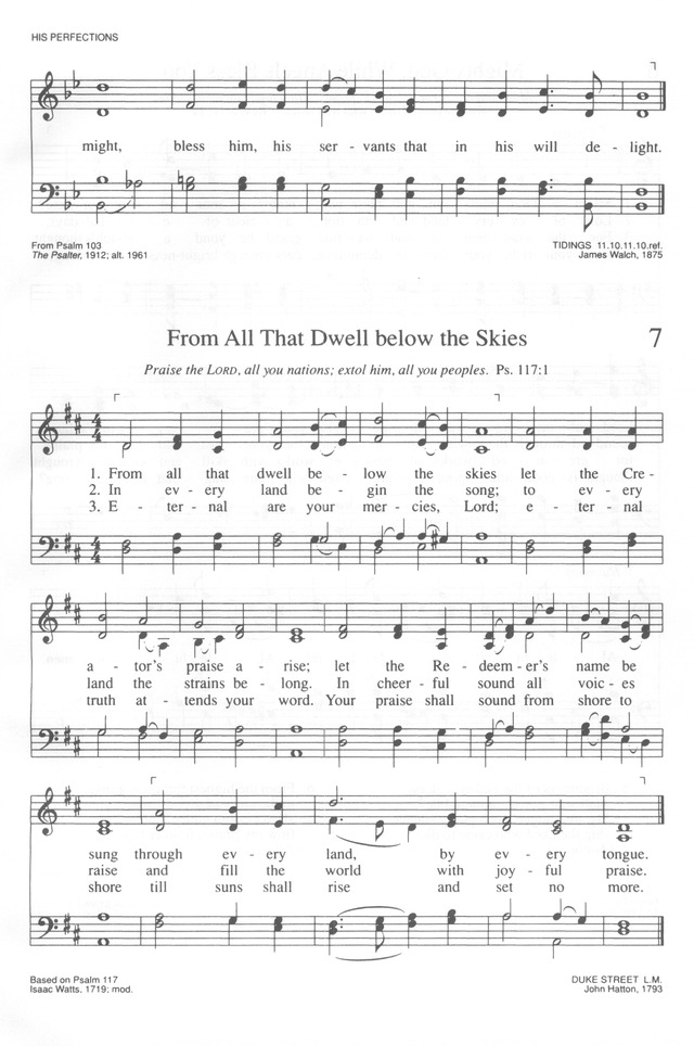 Trinity Hymnal (Rev. ed.) page 7