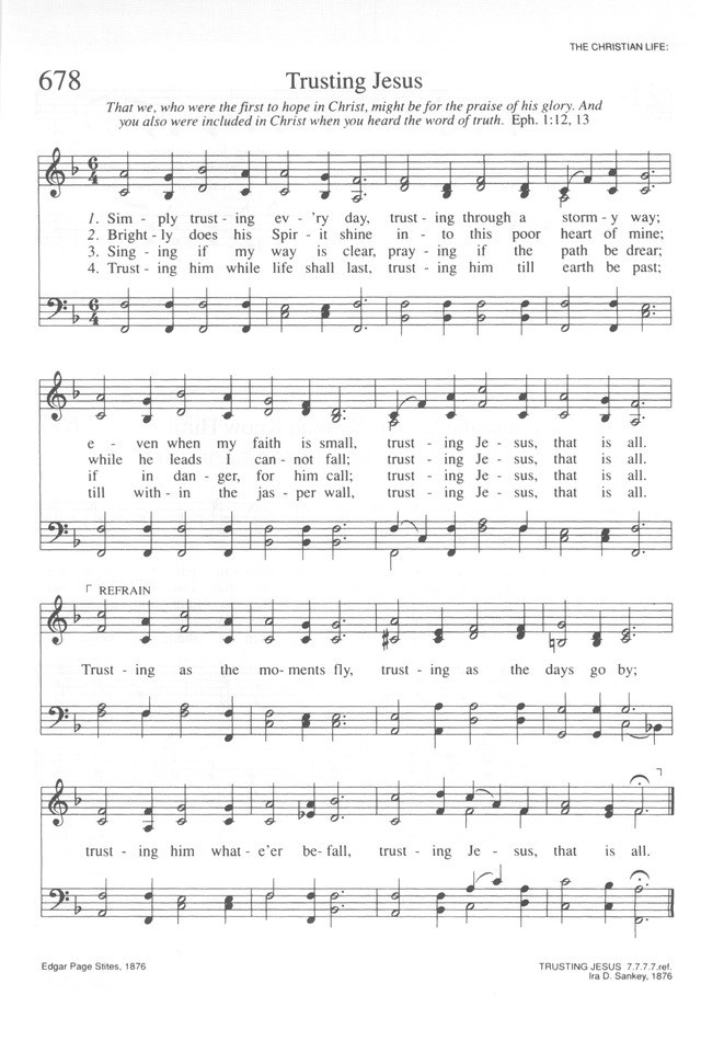 Trinity Hymnal (Rev. ed.) page 706