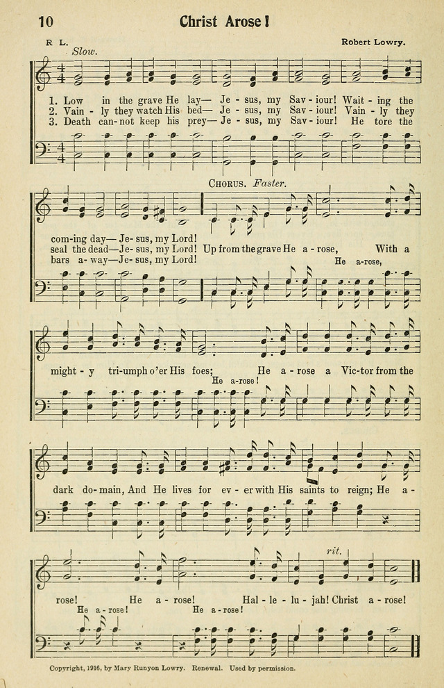 Tabernacle Hymns: No. 2 page 10