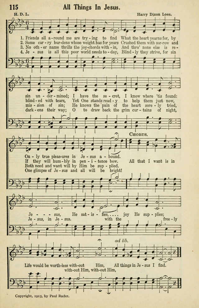 Tabernacle Hymns: No. 2 page 115