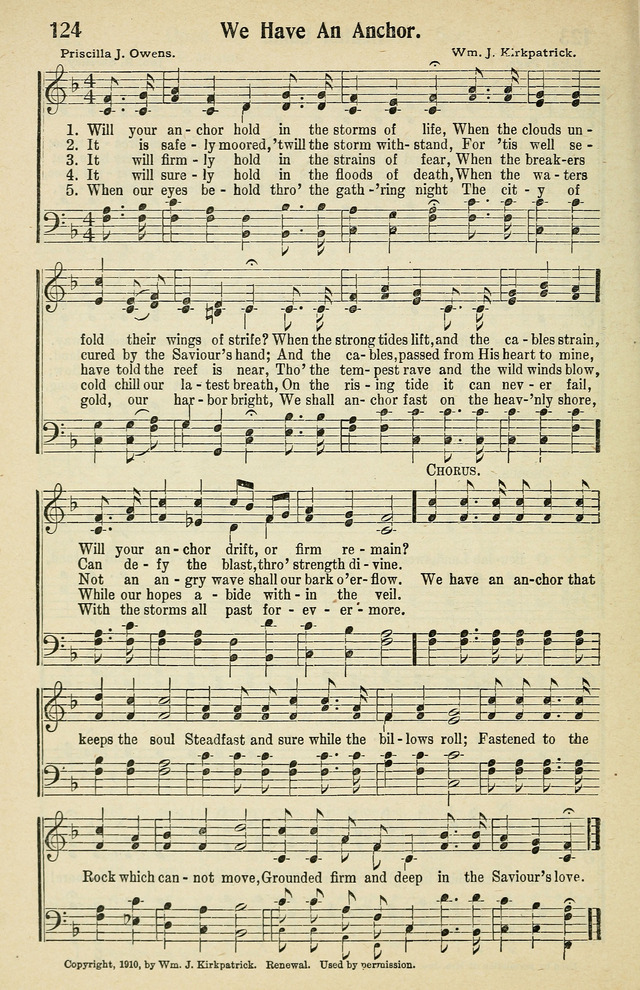 Tabernacle Hymns: No. 2 page 124