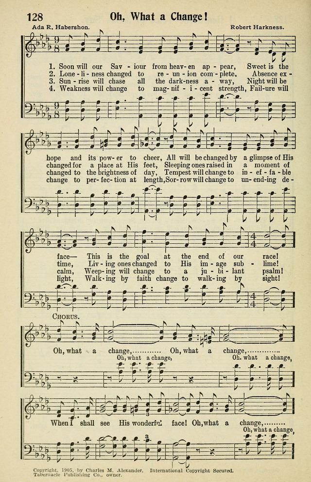 Tabernacle Hymns: No. 2 page 128