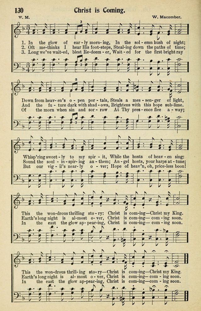 Tabernacle Hymns: No. 2 page 130