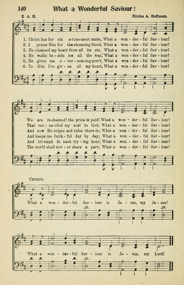 Tabernacle Hymns: No. 2 page 140