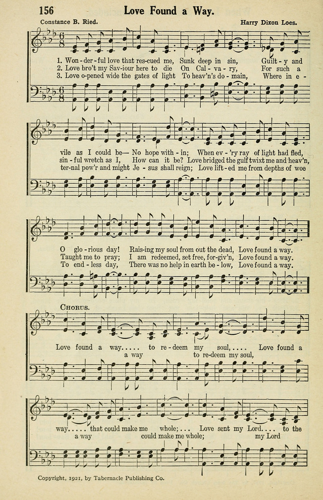 Tabernacle Hymns: No. 2 page 156