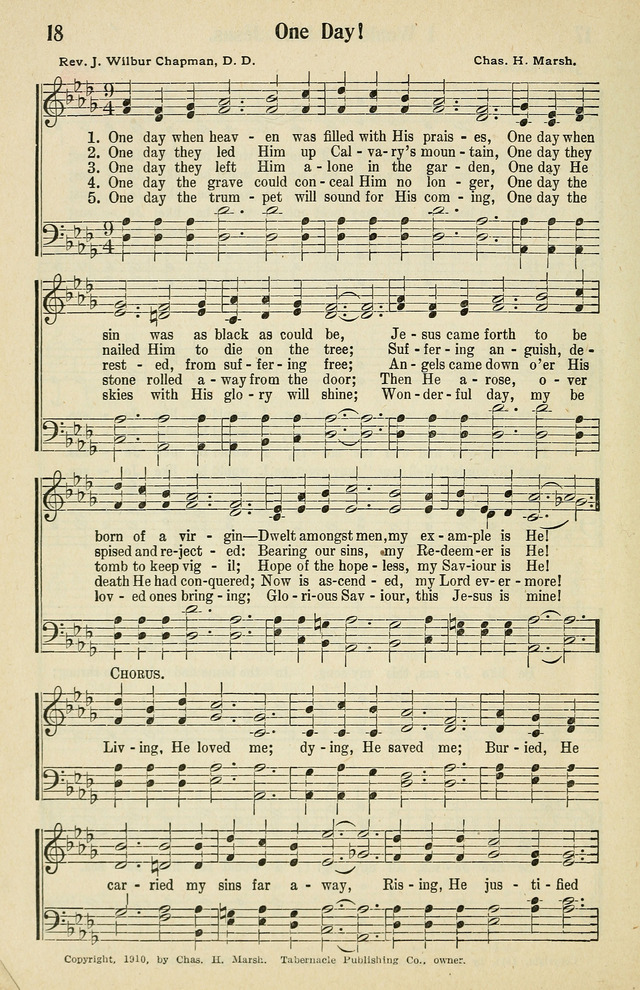 Tabernacle Hymns: No. 2 page 18