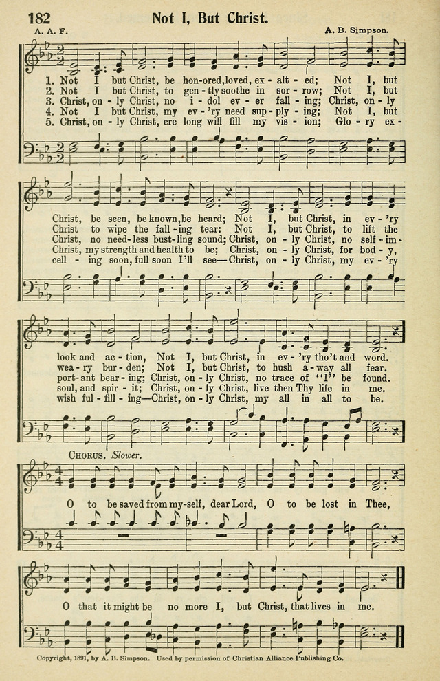 Tabernacle Hymns: No. 2 page 182