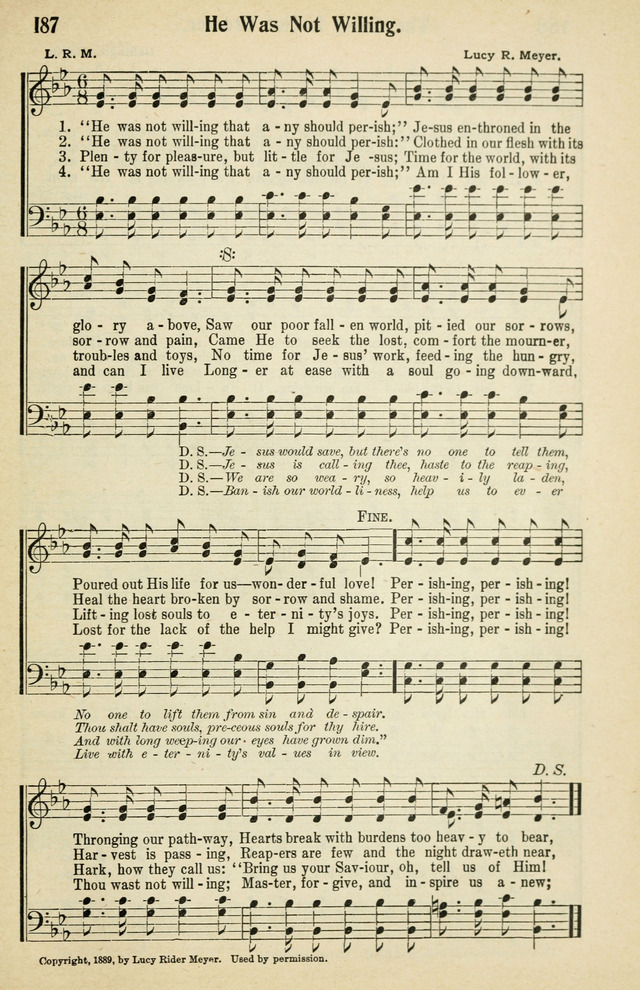 Tabernacle Hymns: No. 2 page 187