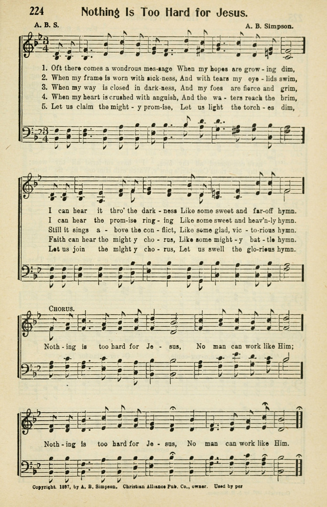 Tabernacle Hymns: No. 2 page 229