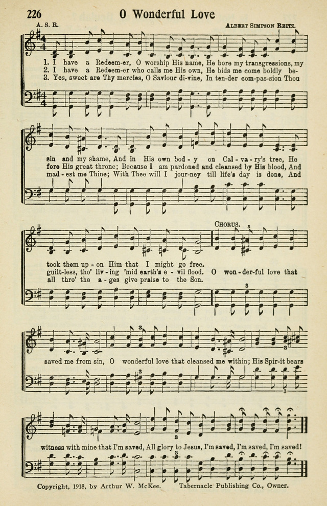 Tabernacle Hymns: No. 2 page 231