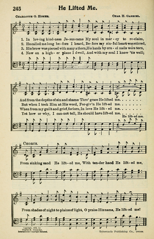 Tabernacle Hymns: No. 2 page 250