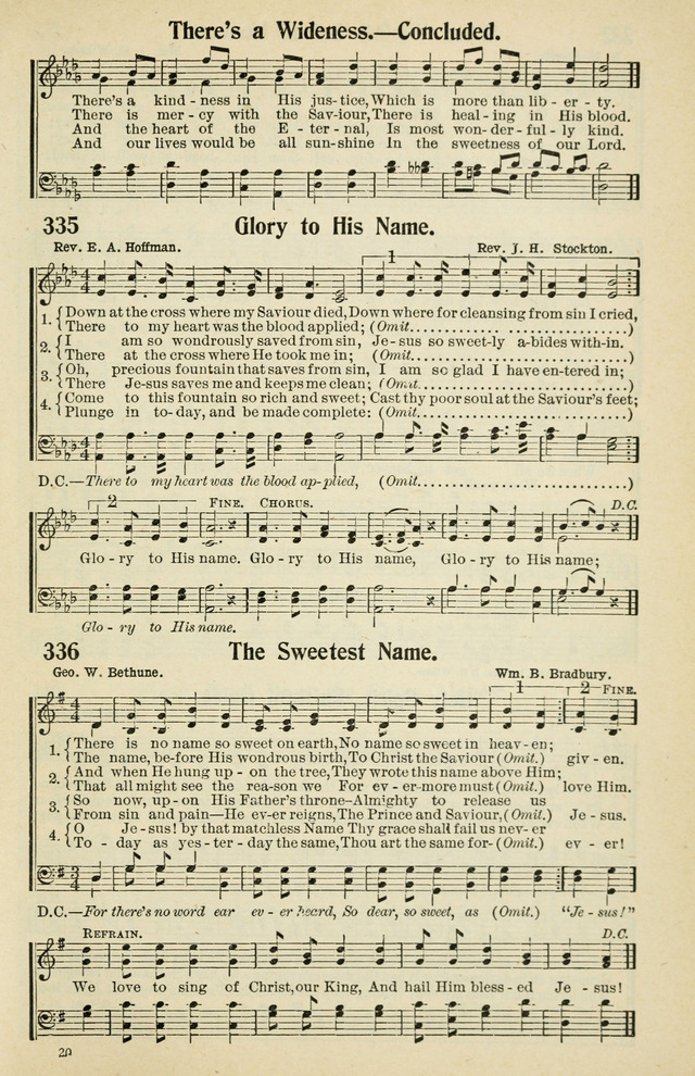 Tabernacle Hymns: No. 2 page 303