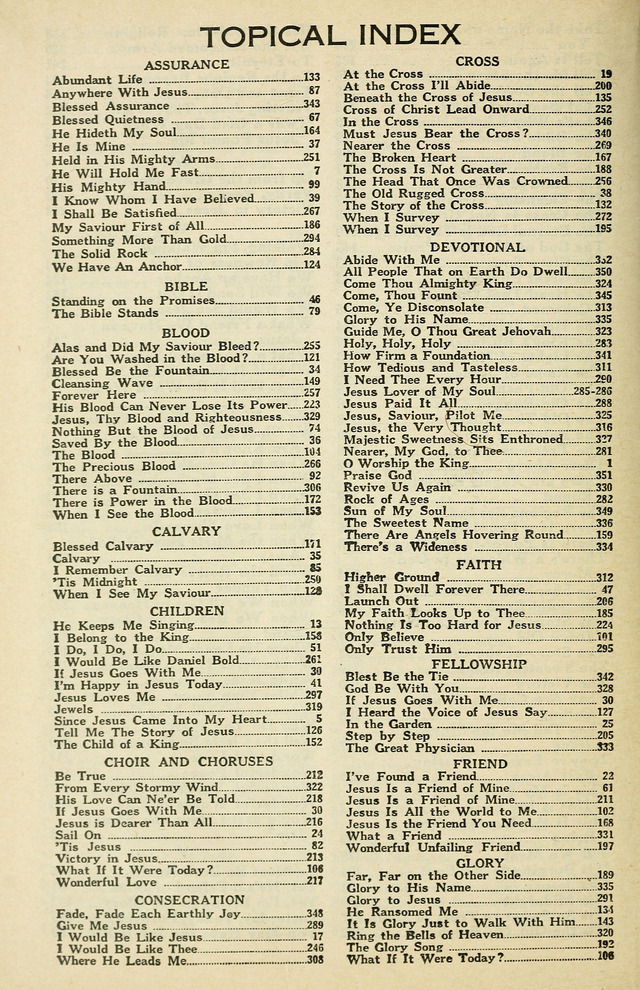 Tabernacle Hymns: No. 2 page 316