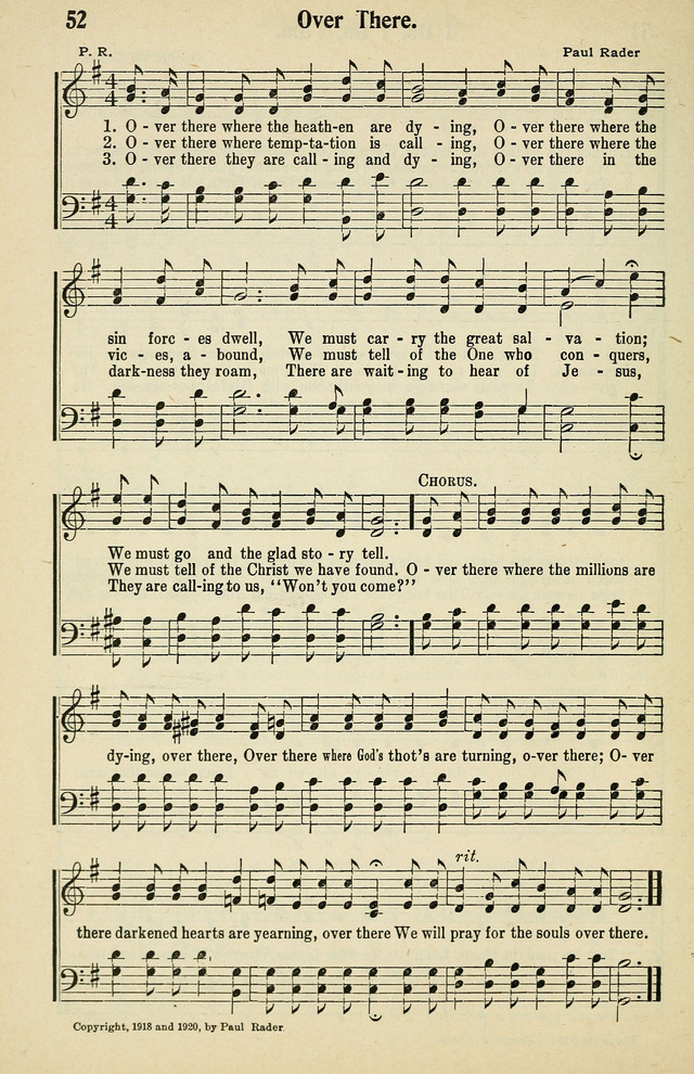 Tabernacle Hymns: No. 2 page 52