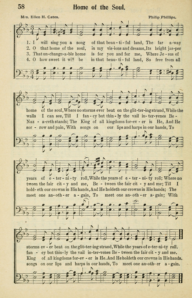 Tabernacle Hymns: No. 2 page 58