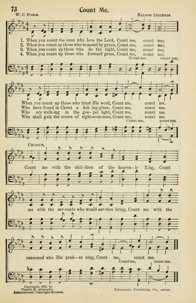 Tabernacle Hymns: No. 2 page 73