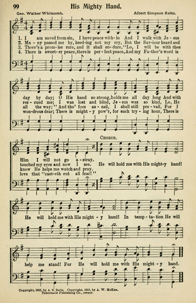 Tabernacle Hymns: No. 2 page 99