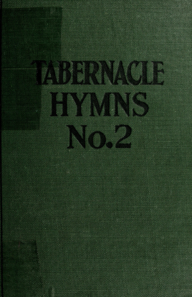 Tabernacle Hymns: No. 2 page cover