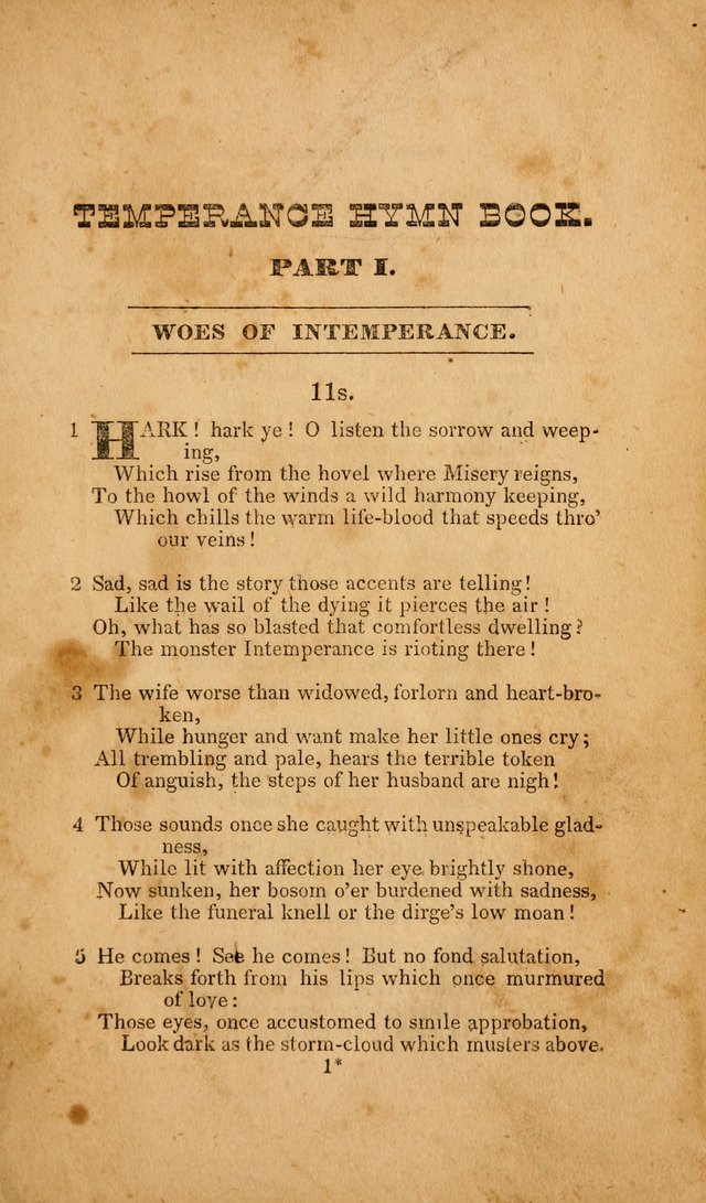 Temperance Hymn Book and Minstrel: a collection of hymns, songs and odes for temperance meetings and festivals page 5