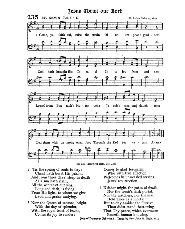 The Hymnal : published in 1895 and revised in 1911 by authority of the General Assembly of the Presbyterian Church in the United States of America : with the supplement of 1917 page 325