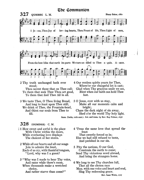 The Hymnal : published in 1895 and revised in 1911 by authority of the General Assembly of the Presbyterian Church in the United States of America : with the supplement of 1917 page 441