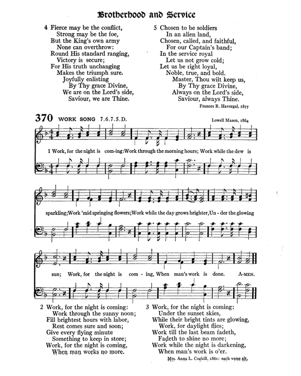 The Hymnal : published in 1895 and revised in 1911 by authority of the General Assembly of the Presbyterian Church in the United States of America : with the supplement of 1917 page 495