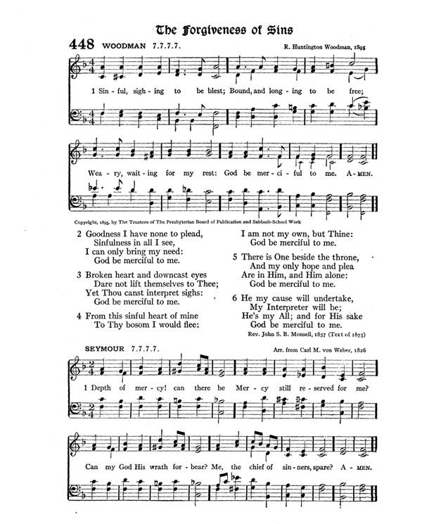 The Hymnal : published in 1895 and revised in 1911 by authority of the General Assembly of the Presbyterian Church in the United States of America : with the supplement of 1917 page 593