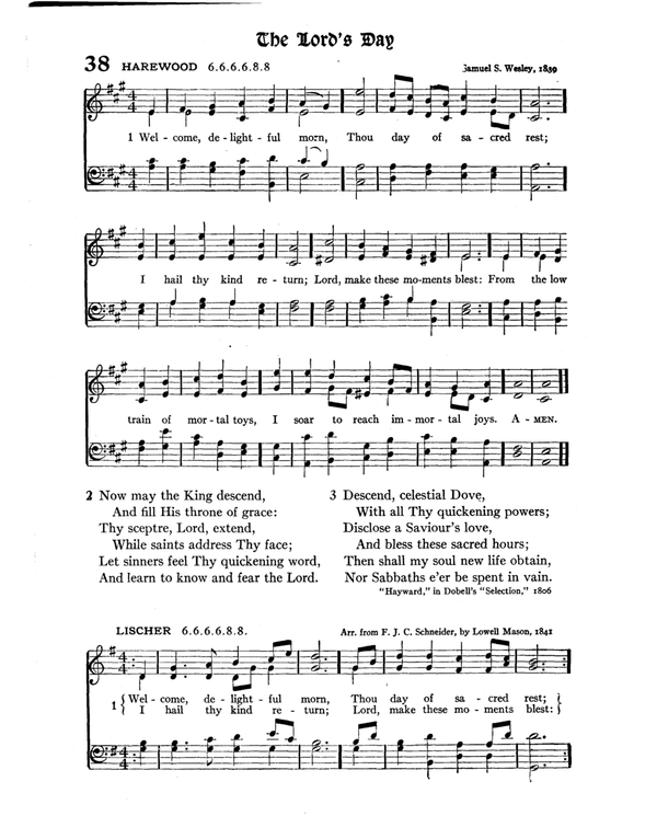 The Hymnal : published in 1895 and revised in 1911 by authority of the General Assembly of the Presbyterian Church in the United States of America : with the supplement of 1917 page 61