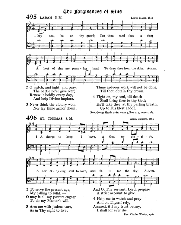 The Hymnal : published in 1895 and revised in 1911 by authority of the General Assembly of the Presbyterian Church in the United States of America : with the supplement of 1917 page 656