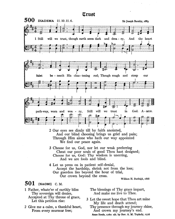 The Hymnal : published in 1895 and revised in 1911 by authority of the General Assembly of the Presbyterian Church in the United States of America : with the supplement of 1917 page 661