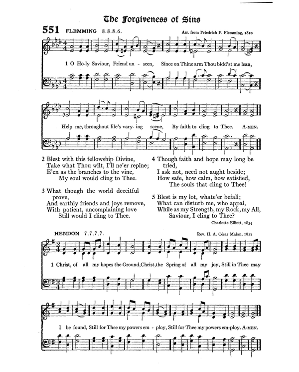 The Hymnal : published in 1895 and revised in 1911 by authority of the General Assembly of the Presbyterian Church in the United States of America : with the supplement of 1917 page 724