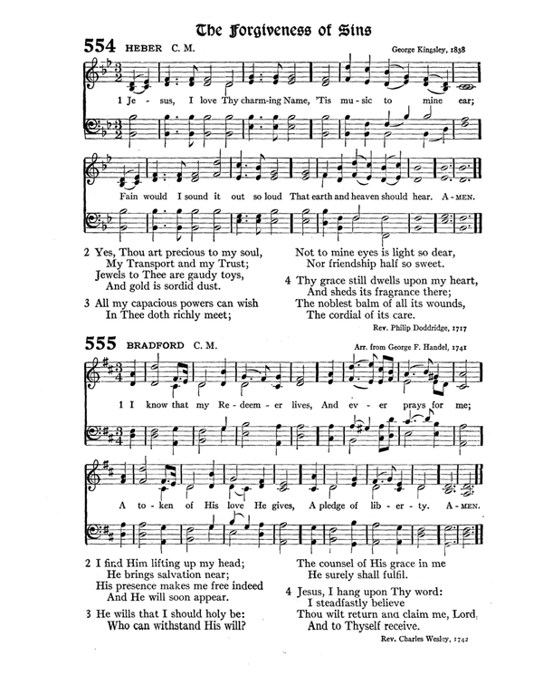 The Hymnal : published in 1895 and revised in 1911 by authority of the General Assembly of the Presbyterian Church in the United States of America : with the supplement of 1917 page 728