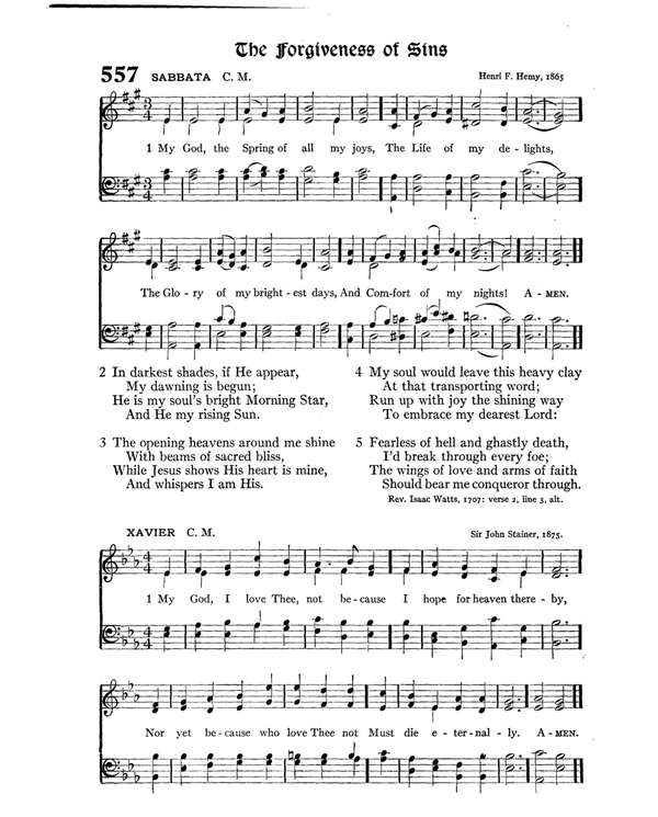 The Hymnal : published in 1895 and revised in 1911 by authority of the General Assembly of the Presbyterian Church in the United States of America : with the supplement of 1917 page 732