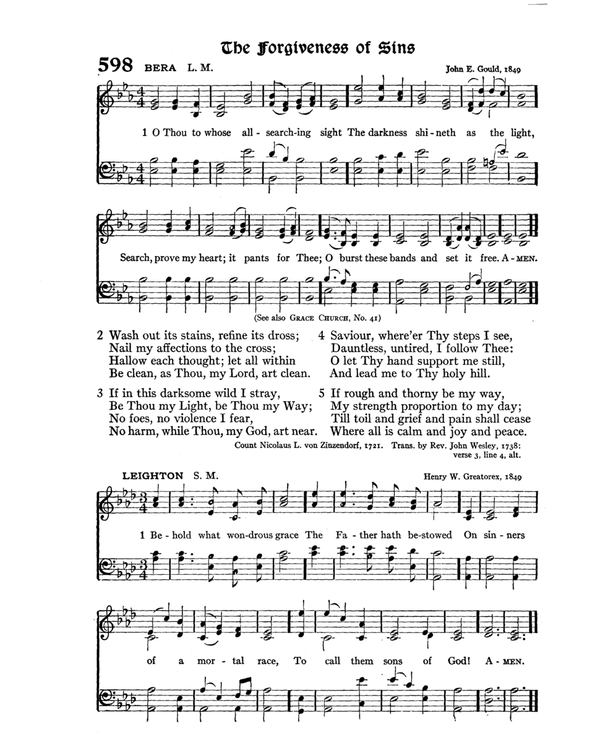 The Hymnal : published in 1895 and revised in 1911 by authority of the General Assembly of the Presbyterian Church in the United States of America : with the supplement of 1917 page 785