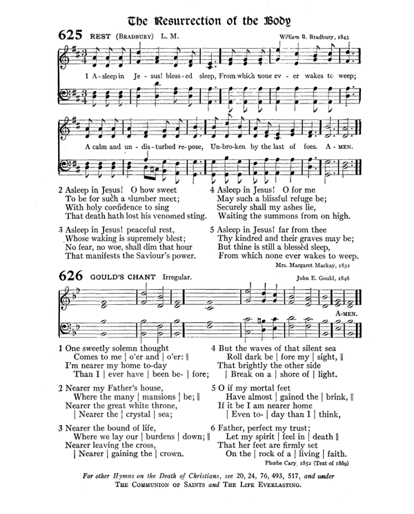 The Hymnal : published in 1895 and revised in 1911 by authority of the General Assembly of the Presbyterian Church in the United States of America : with the supplement of 1917 page 821