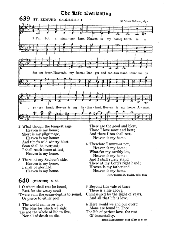 The Hymnal : published in 1895 and revised in 1911 by authority of the General Assembly of the Presbyterian Church in the United States of America : with the supplement of 1917 page 840