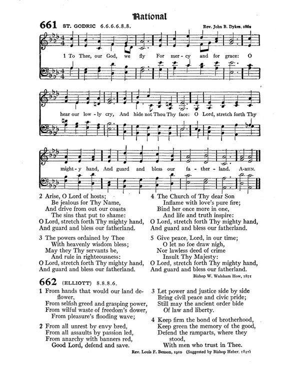 The Hymnal : published in 1895 and revised in 1911 by authority of the General Assembly of the Presbyterian Church in the United States of America : with the supplement of 1917 page 867