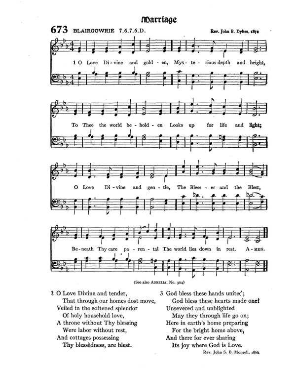 The Hymnal : published in 1895 and revised in 1911 by authority of the General Assembly of the Presbyterian Church in the United States of America : with the supplement of 1917 page 882