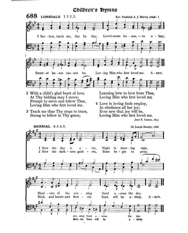 The Hymnal : published in 1895 and revised in 1911 by authority of the General Assembly of the Presbyterian Church in the United States of America : with the supplement of 1917 page 899