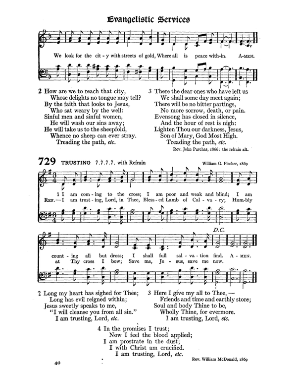 The Hymnal : published in 1895 and revised in 1911 by authority of the General Assembly of the Presbyterian Church in the United States of America : with the supplement of 1917 page 951