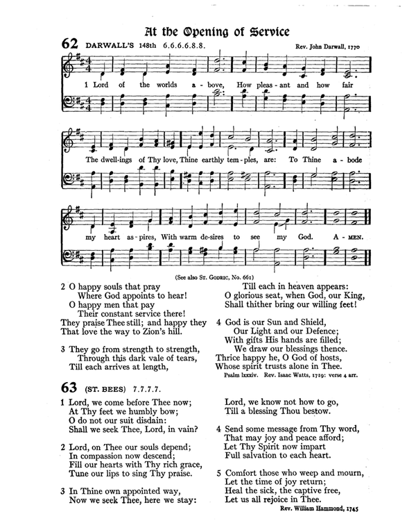 The Hymnal : published in 1895 and revised in 1911 by authority of the General Assembly of the Presbyterian Church in the United States of America : with the supplement of 1917 page 96