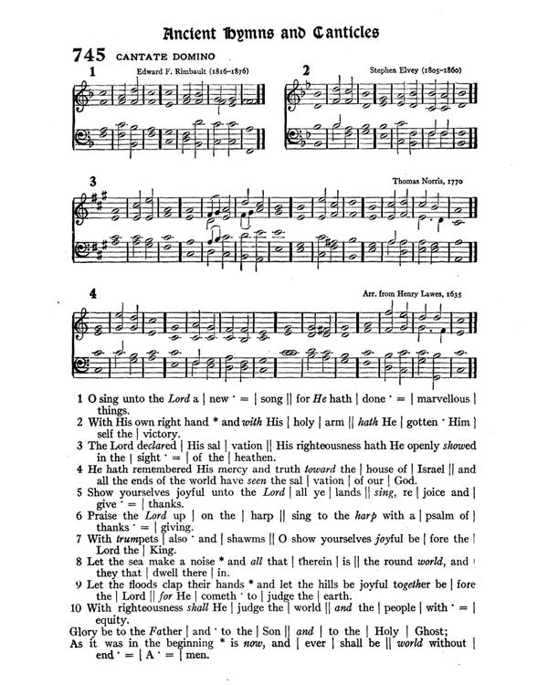 The Hymnal : published in 1895 and revised in 1911 by authority of the General Assembly of the Presbyterian Church in the United States of America : with the supplement of 1917 page 981