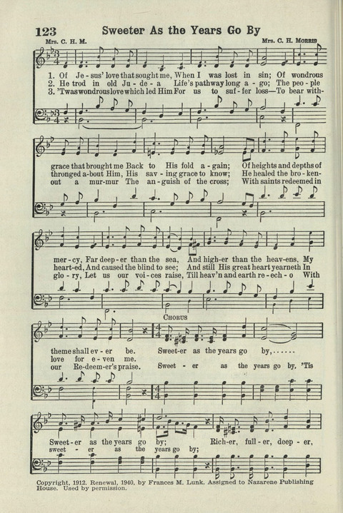 Tabernacle Hymns: Number Five page 116