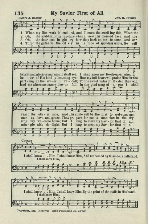 Tabernacle Hymns: Number Five page 128