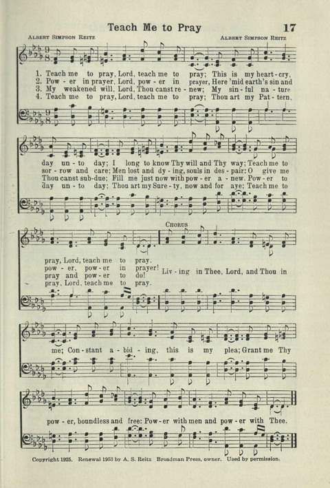 Tabernacle Hymns: Number Five page 17